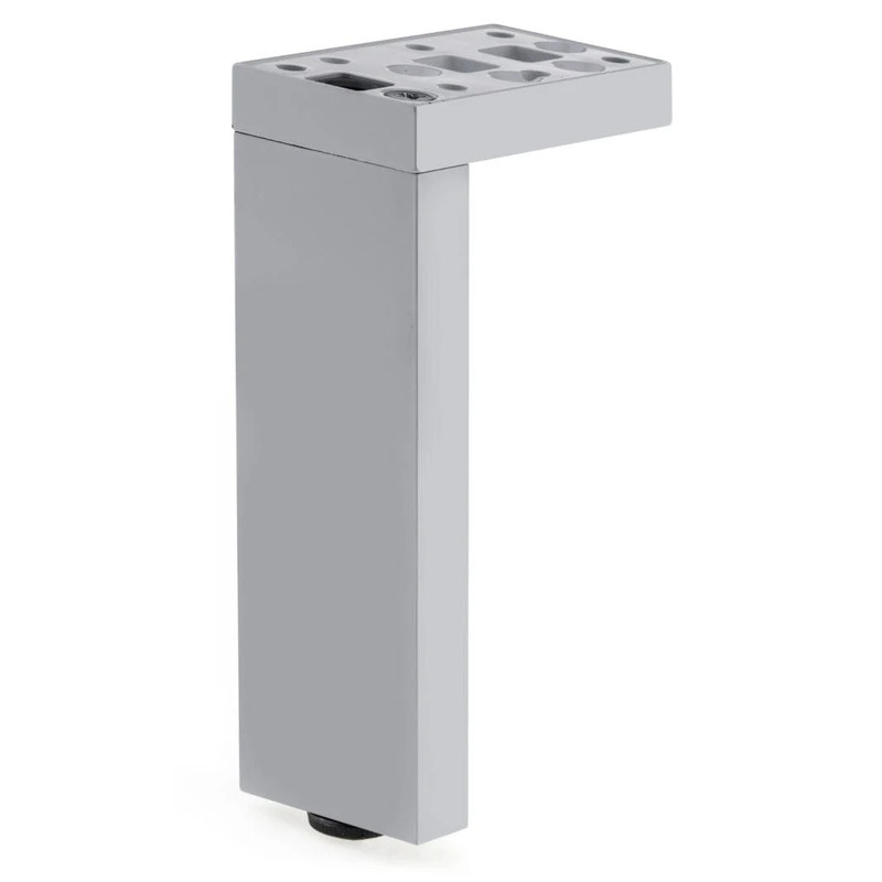 9-27/32" (250 mm) Adjustable Contemporary Versatile T or L Shaped Furniture Leg Aluminum